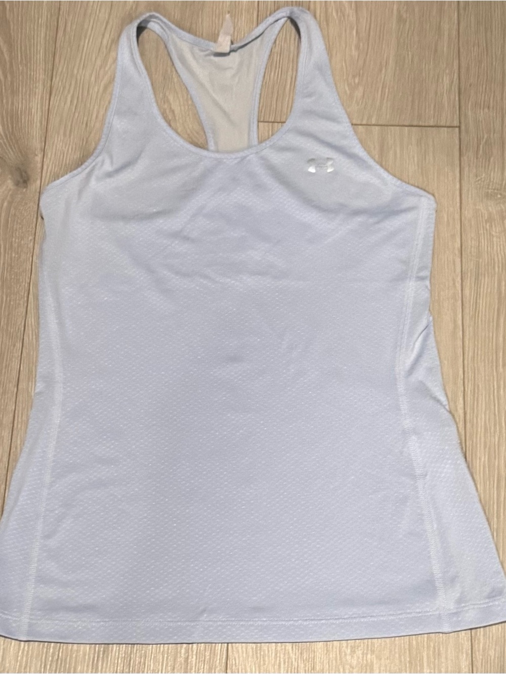 Under Armour Women's Pale Blue Racerback Performance Tank
